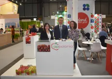 From left to right: Weronika Radecka, of the sales department, Jakub Krawczyk export manager, and Magdalena Wozniak-Gajewska. They represented Polish apple exporter Appolonia and had a good season last season. The upcoming season will be more challenges, but Krawczyk is confident they’ll be able to sell all of their apples.
